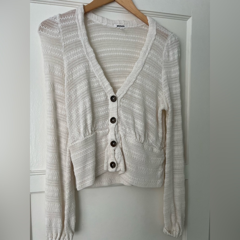 La made cream sweater size xs